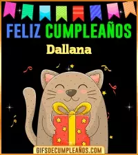 GIF Feliz Cumpleaños Dallana